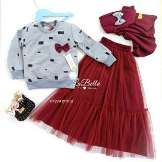 BANYAK WARNA SETELAN ROK TUTU LABELLA OLIVIA BAJU ANAK BANYAK WARNA SETELAN ROK TUTU LABELLA OLIVIA BAJU ANAK