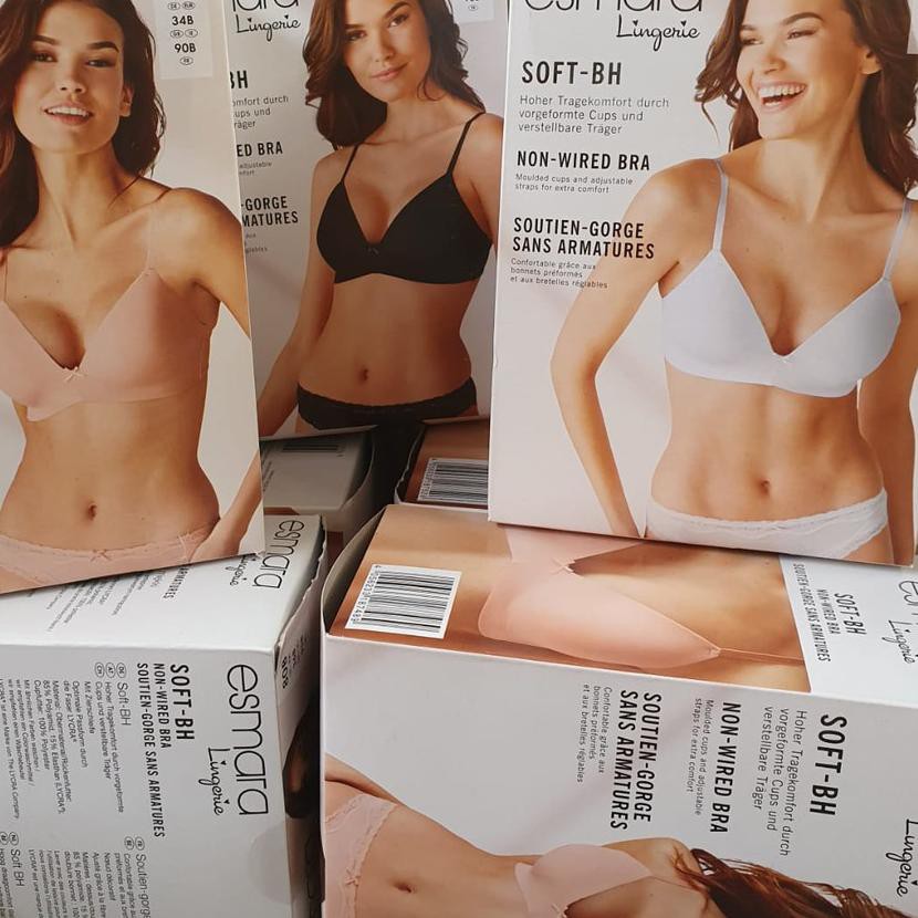 ➣ Esmara Bra WireFree WIreless tanpa kawat travel bra// sisa ekspor ♝