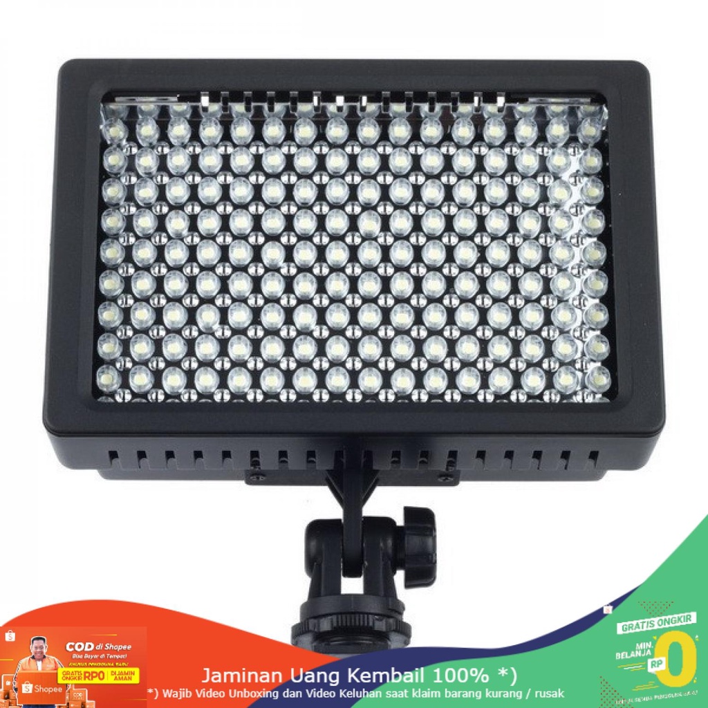 (BISA COD) RVOSTR STUDIO Lightdow Lighting Kamera 160 LED - LD-160