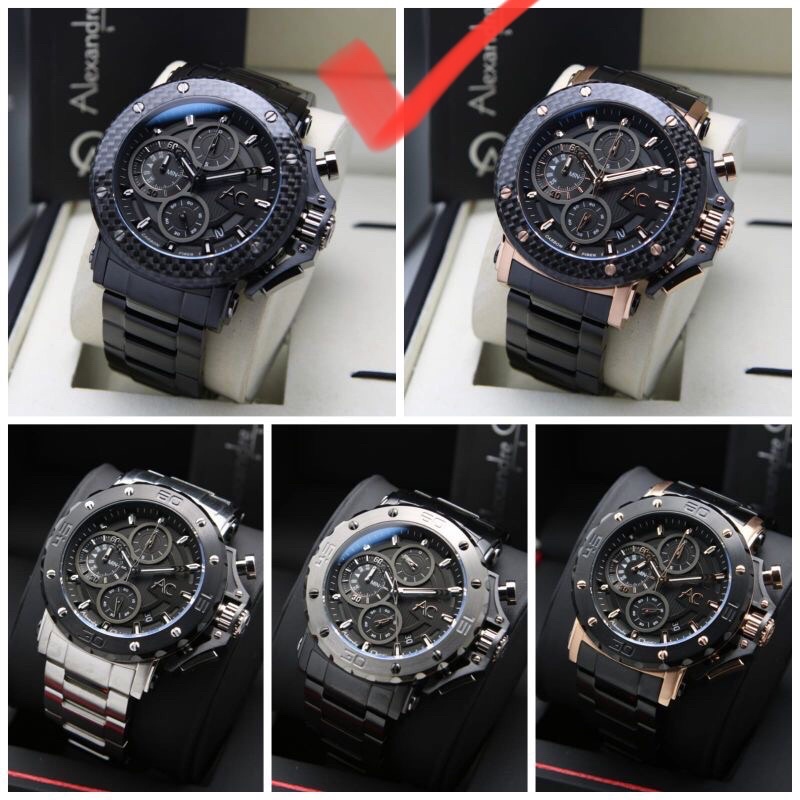 AC 9205 JAM TANGAN ALEXANDRE CHRISTIE COLEKTION AC9205 PRIA / 9205 RANTAI