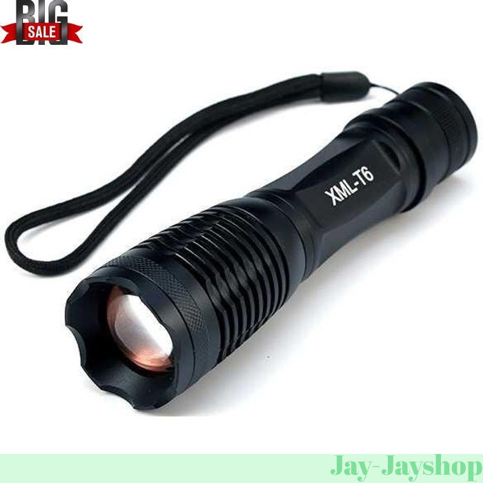 Senter LED Tactical Cree XM-L T6 8000 Lumens TERLARIS