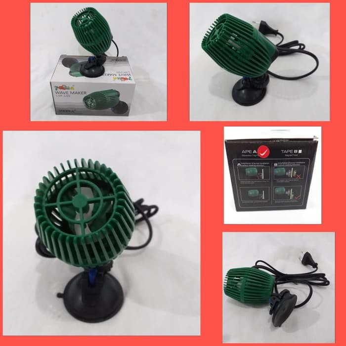 WAVE MAKER LVP-100 Mesin Pembuat Gelombang Ombak Air Aquarium