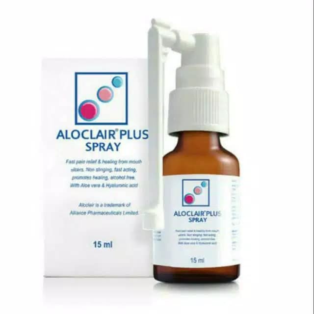 aloclair plus spray 15 ml meredakan nyeri