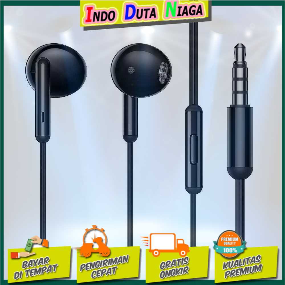 IDN TECH - Realme Buds Classic Wired Earphones with HD Microphone (Replika 1:1)