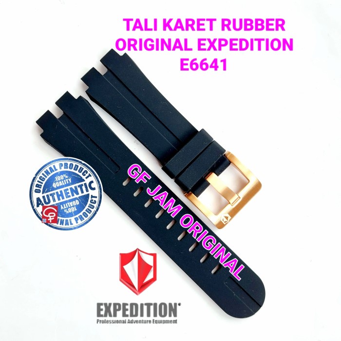 Tali Karet Rubber Expedition Original E6641 E 6641 Mc Tali Jam Tangan Termurah 