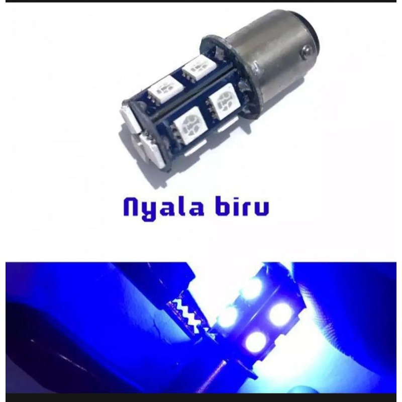 Bohlam stop Putar Bayonet 13 SMD 1157 LED FLASH Kedip  HARGA PER 1 PCS AES-2646-AK