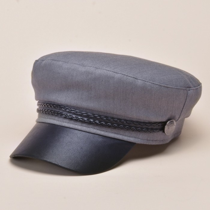 Topi Wanita Korea Import Model Tentara Navy