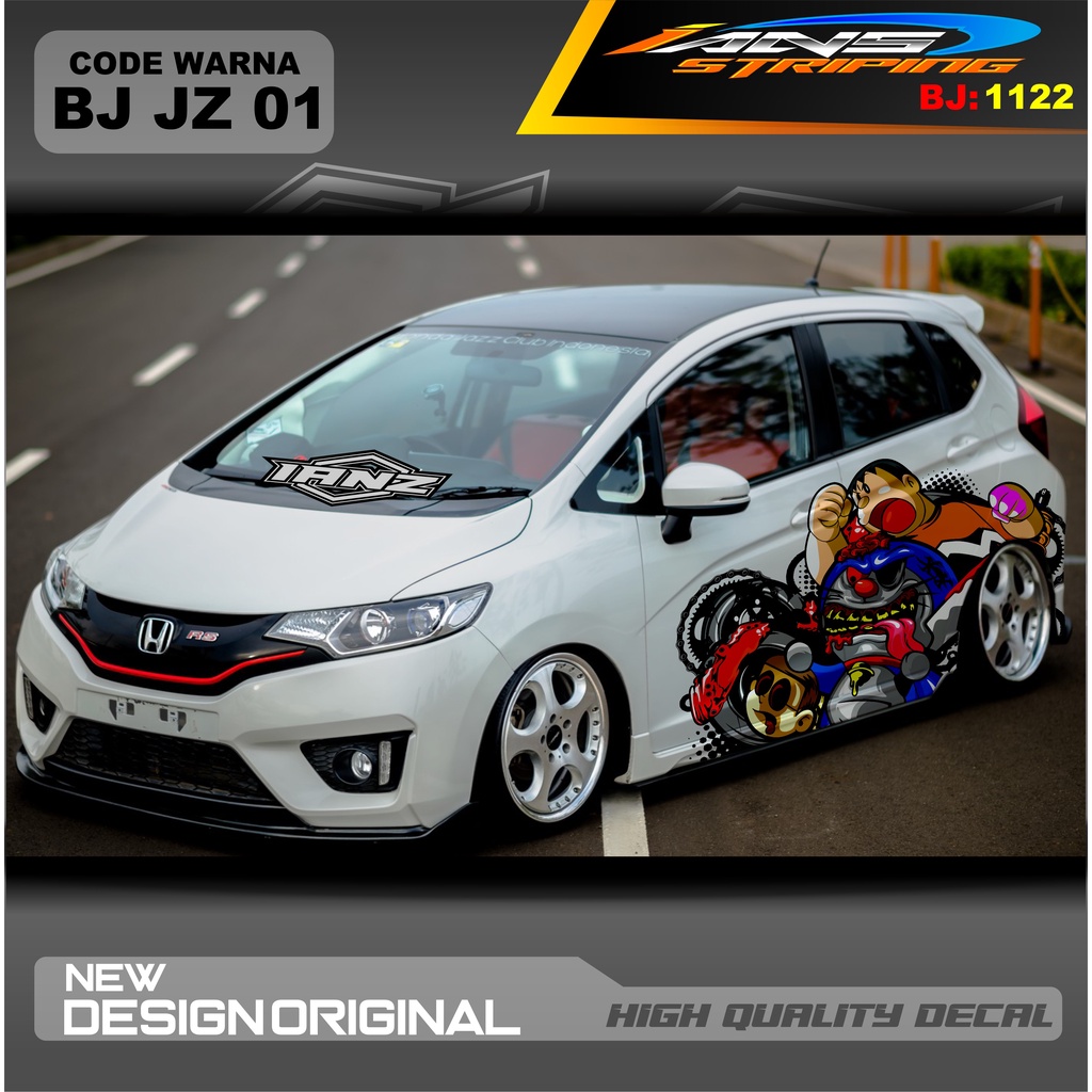 STIKER DECAL MOBIL JAZZ / STIKER MOBIL BRIO / DECAL STIKER MOBIL SWIFT / STIKER MOBIL TOYOTA / DECAL STICKER MOBIL / STIKER YARIS AYLA