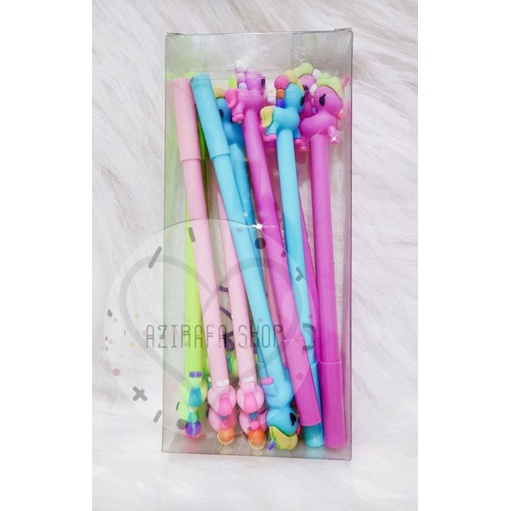 

1 LUSIN PULPEN GEL BABY UNICORN LUCU IMUT / BOLPEN GEL KARAKTER 12PC /
