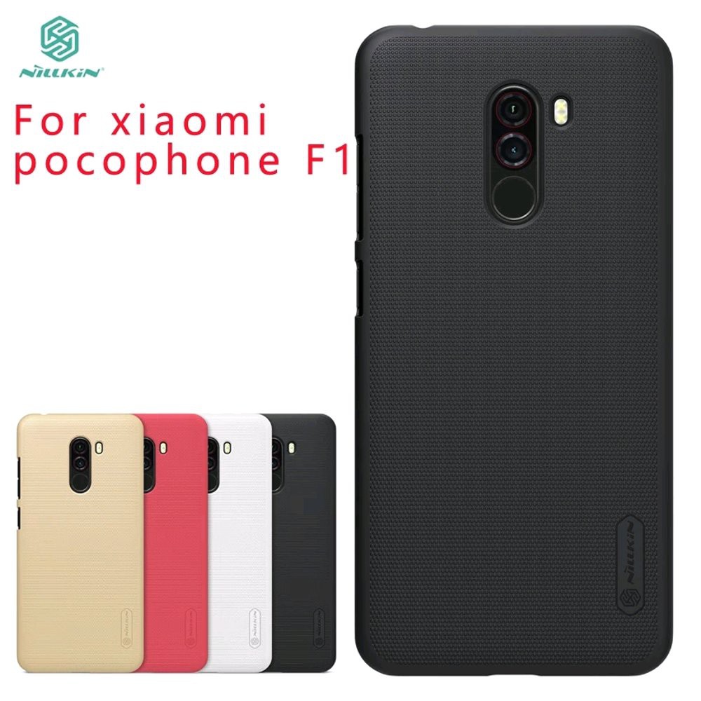 Hard Case Nillkin Xiaomi Pocophone F1 Original Free Anti Gores