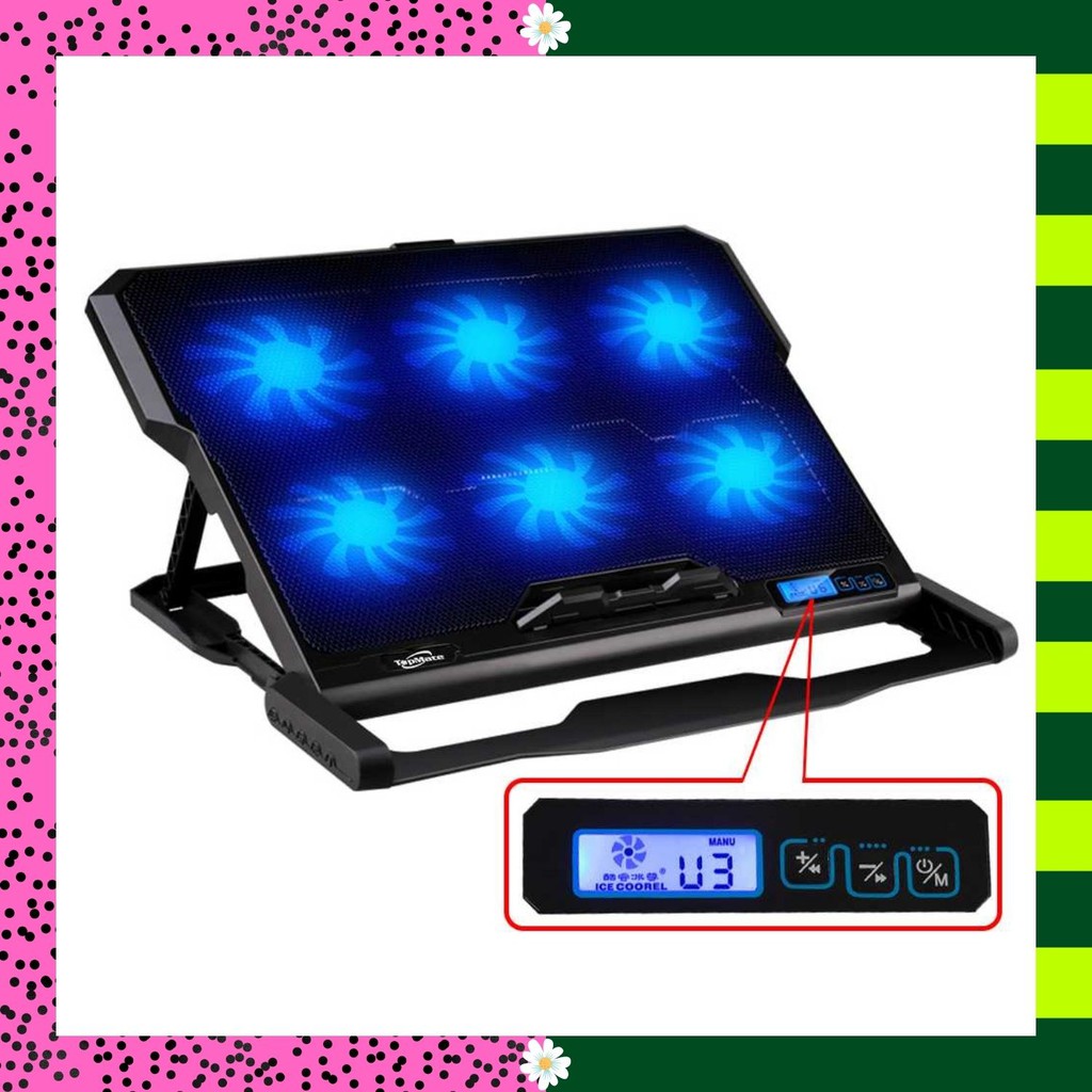Cooling Pad Laptop - Pendingin Laptop - Cooler Laptop - Cooling Fan Laptop - ICE COOREL Cooling Pad 