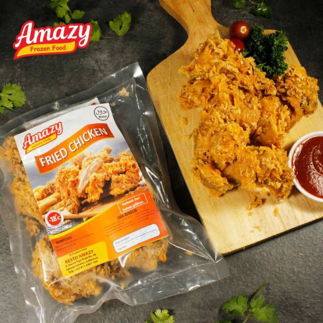 

Fried chicken frozen