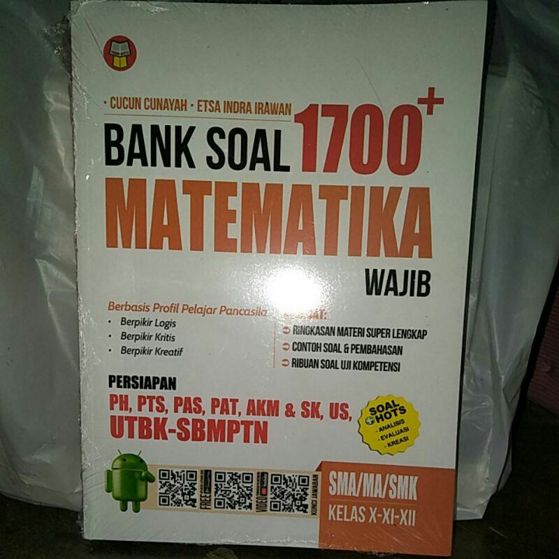 Buku Soal - Buku 1700 Plus Bank Soal Matematika Wajib SMA Kurikulum 2013 Revisi-3