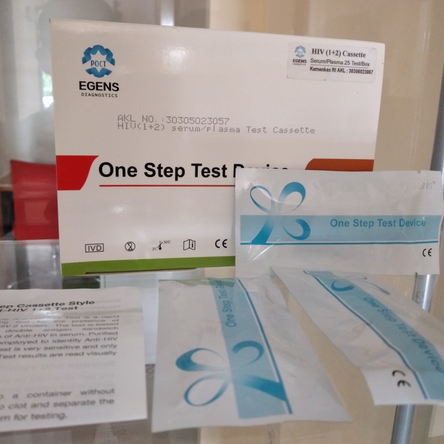test hiv cassette merk egens isi 25 test