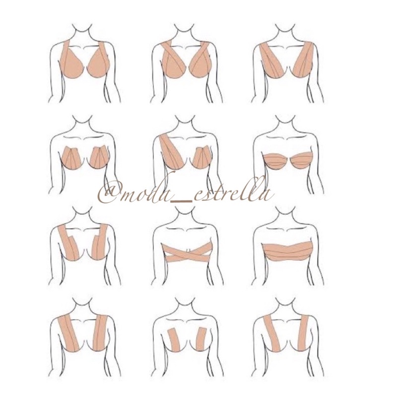 BODY TAPE / STIKER PAYUDARA / STIKER NIPPLE / BRA TAPE PUSH UP BRA / Things Untouched Body Tape / BODY TAPE / NIPPLE COVER FASHION TAPE / Pengganti BRA