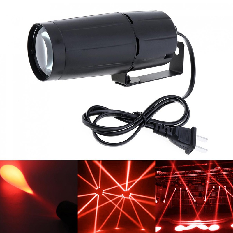 YOUTOPCOOL Lampu Sorot Panggung Spotlight DJ Disco Party 3W - YS-P02 Warna Merah dan Putih