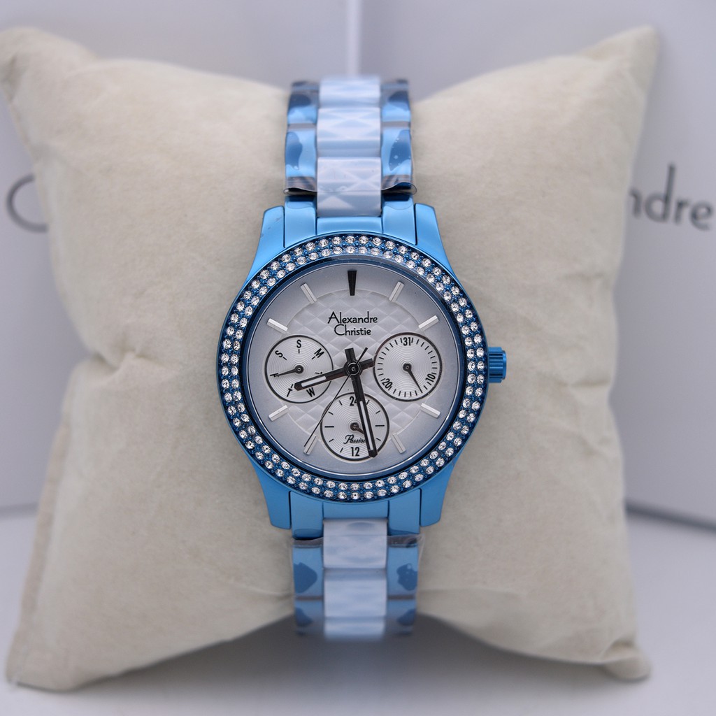 Alexandre Christie AC 2705 Blue White Ladies