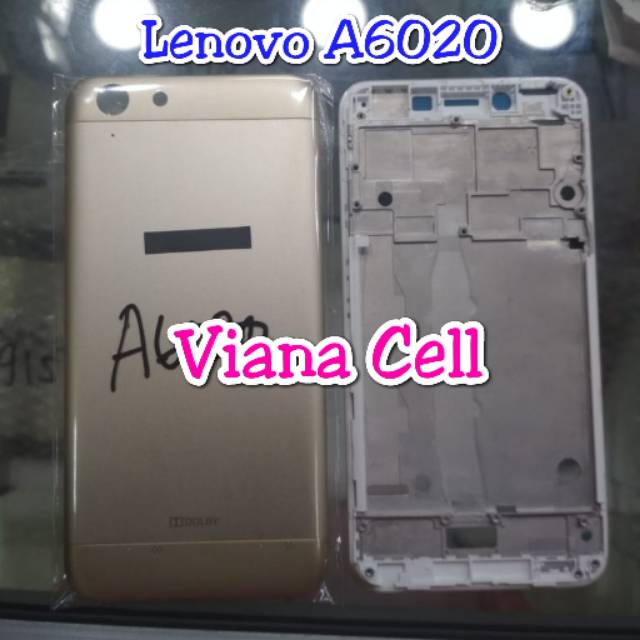 BACK DOOR BACKDOOR FRAME LCD TULANG CASING FULLSET LENOVO K5 PLUS A6020 ORI