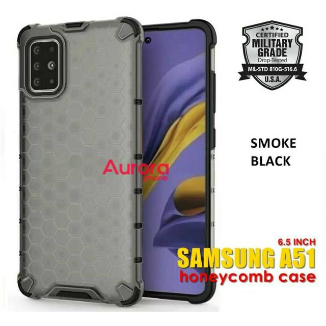 Samsung Galaxy A51 Soft Case Honeycomb TPU Hybrid Full Protection Armor A51