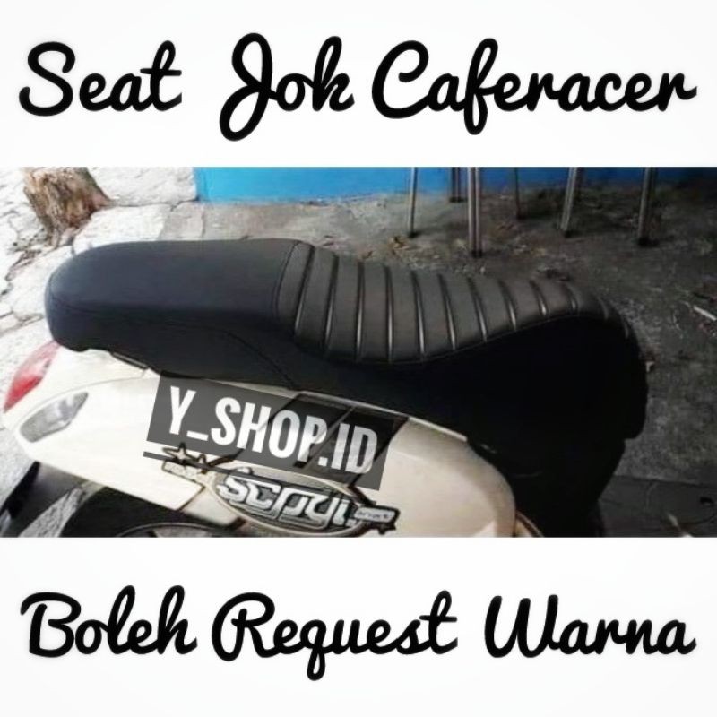 Jok Motor Scoopy Genio Model Caferacer Double Seat