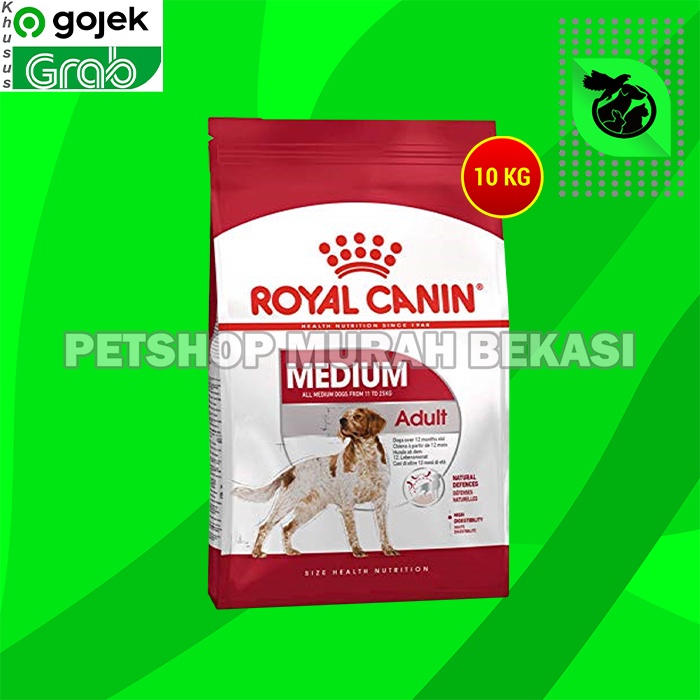 [GOSEND] Makanan Anjing Dewasa Royal Canin Medium Adult 10 kg Dogfood 10kg