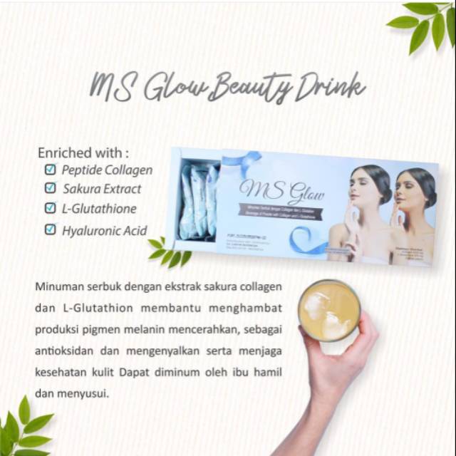 Cara Minum Gluta Drink Ms Glow - Seputar Minuman
