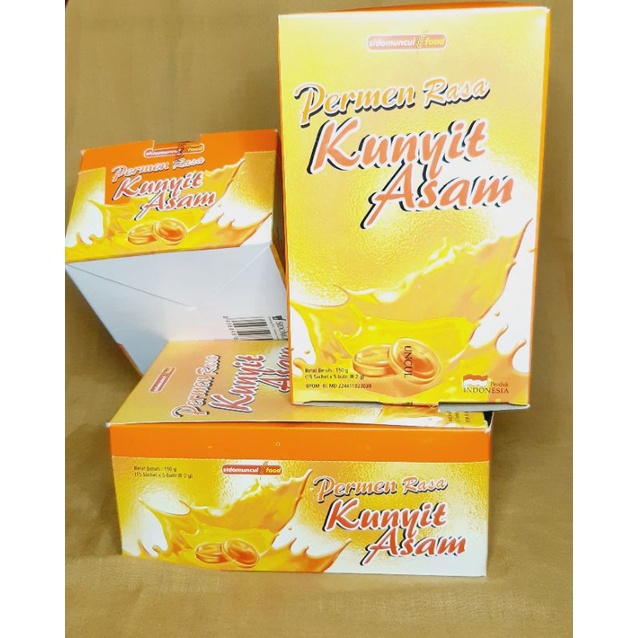 

PERMEN KUNYIT ASAM SIDO MUNCUL ISI 15 SACHET@5 BUTIR