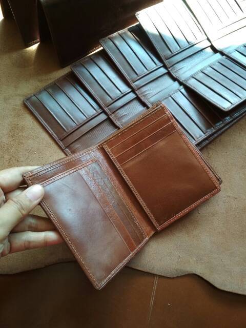 KOING DOMPET PRIA 3/4 BERDIRI 3D KUKIT ASLI FREE CUSTOM NAMA n BOX