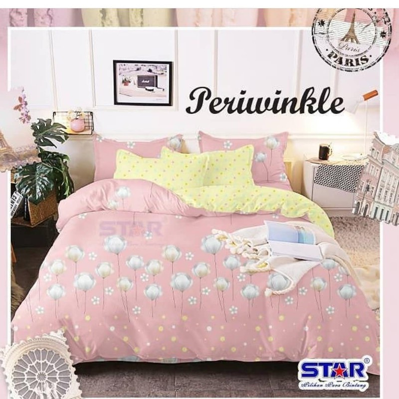 SPREI BEDCOVER KATUN STAR PERIWINKLE