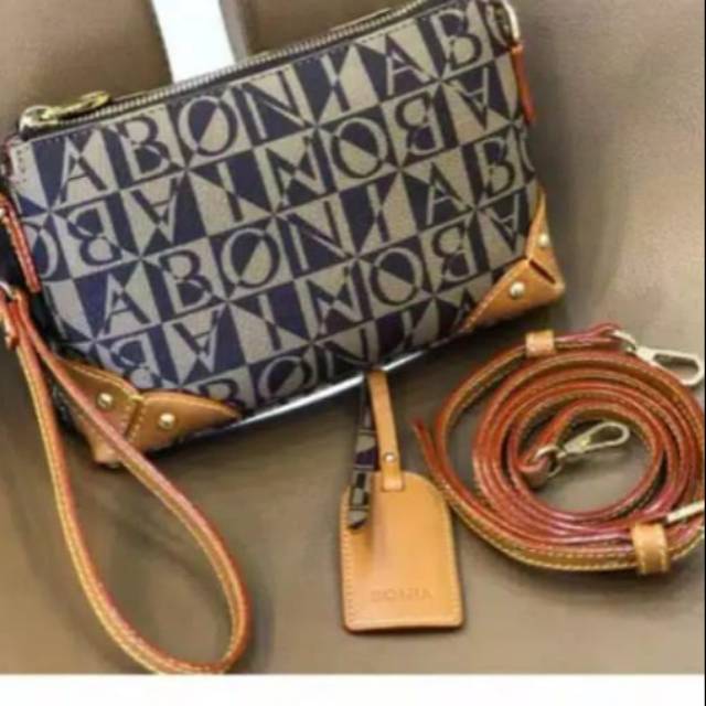 Tas Bonia ORI monogram pouch sling