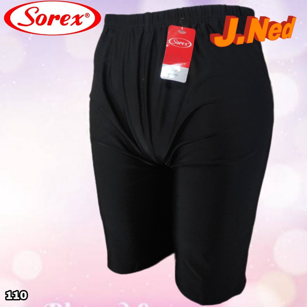 J110 - CELANA PENDEK STRIT, CELANA SENAM WANITA SOREX SIZE M/L DAN XL/XXL HARGA PER 1PCS