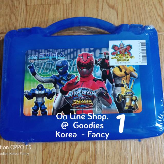 

Ori Korea Crayon 36 Warna Go-Busters Ready Stock