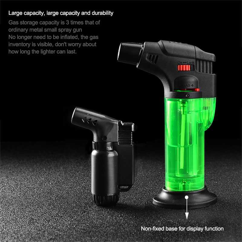 COD Korek Api Gas Butane Torch Jet Windproof Portable Gas Torch / BBQ Blow Torch / Korek