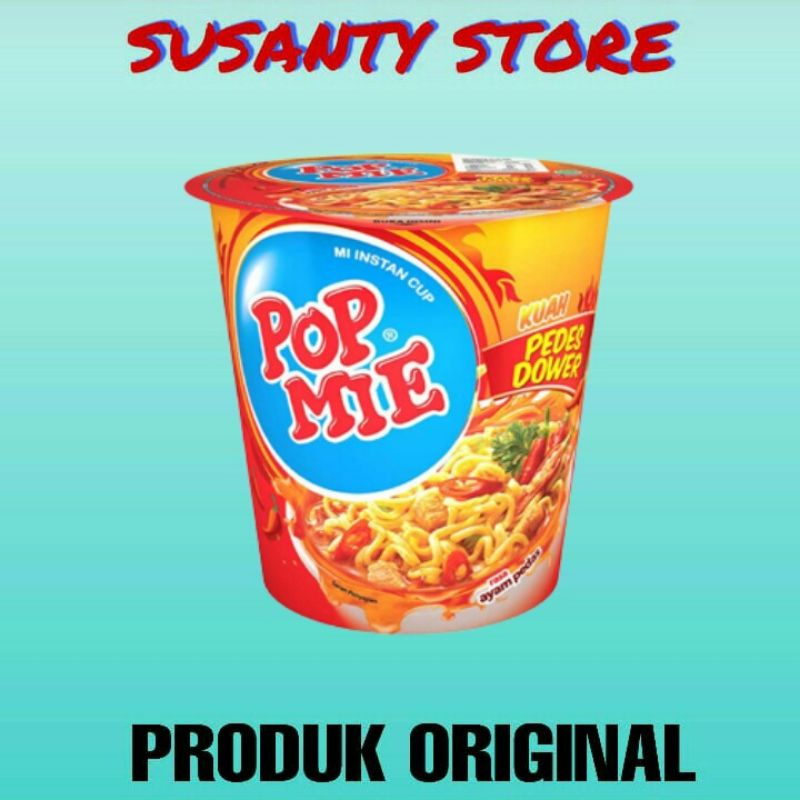 

POP MIE INSTAN CUP KUAH PEDES DOWER AYAM PEDAS 75GR.
