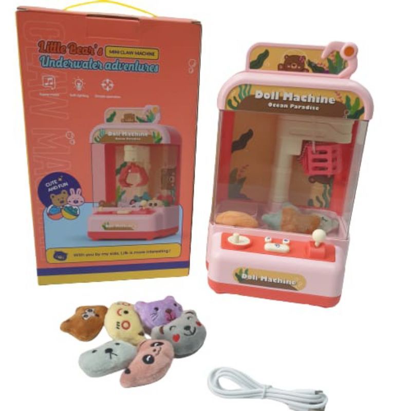 MAINAN ANAK MESIN CAPIT BONEKA MINI DOLL MACHINE