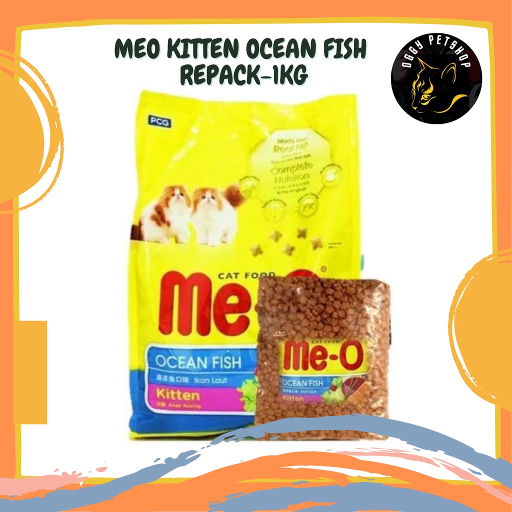 ME-O KITTEN OCEAN FISH [ REPACK ] Makanan Anak Kucing 1kg