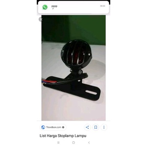 lampu stop grill besar hitam terlaris di bandung Motor Custom