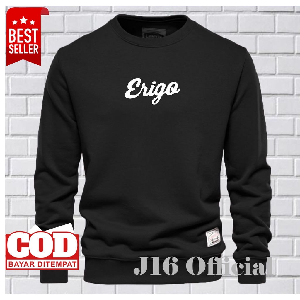 CREWNECK Sweater Oblong Pria Wanita Bahan Fleece Tebal Premium DISTRO