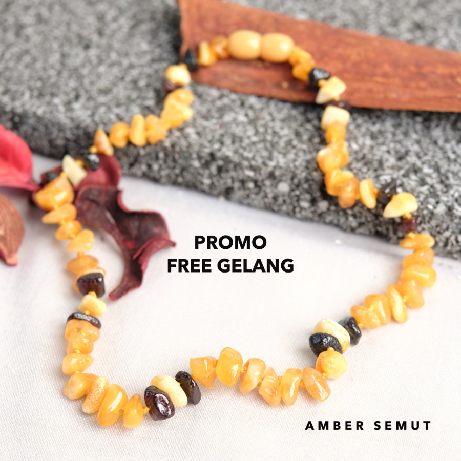 PROMO TERMURAH - Gelang Amber Baltic Dewasa