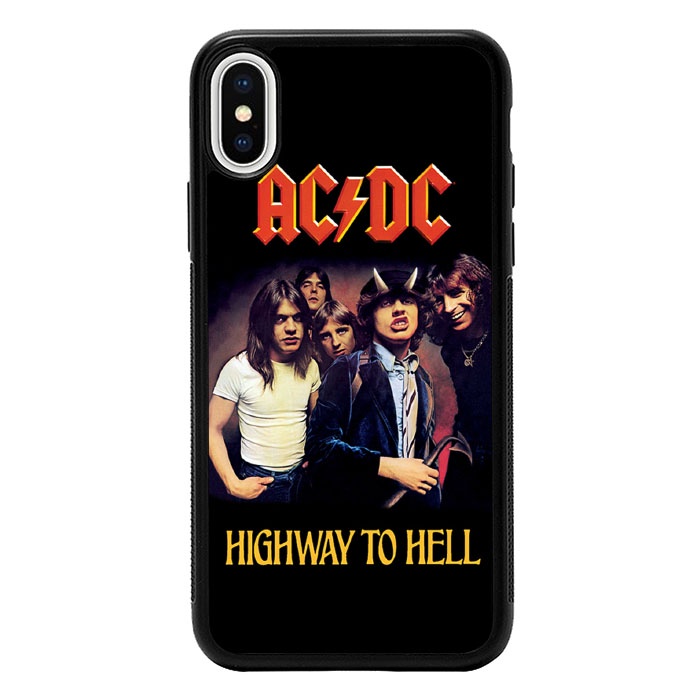 Casing Case Casing Softcase Cover Iphone X, Xr, Xs, Xs Max, 11, 11 Pro, 11 Pro Max ACDC Highway To H