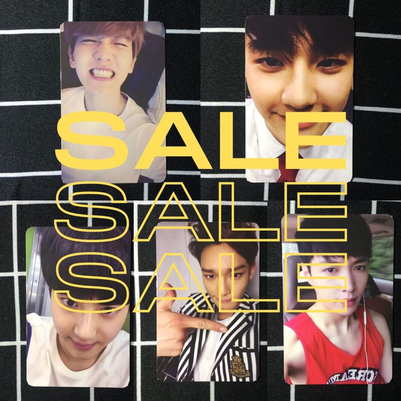 EXO PHOTOCARD SUHO CHEN LAY