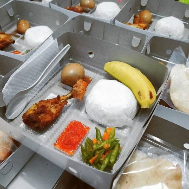 

Nasi box isi 7 higienis, murah, dan halal free sticker