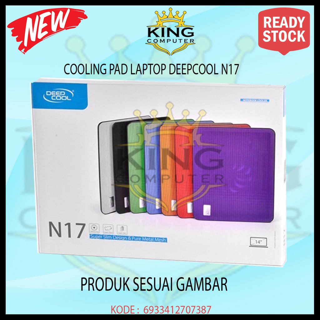 COOLING PAD KIPAS LAPTOP DEEPCOOL N17