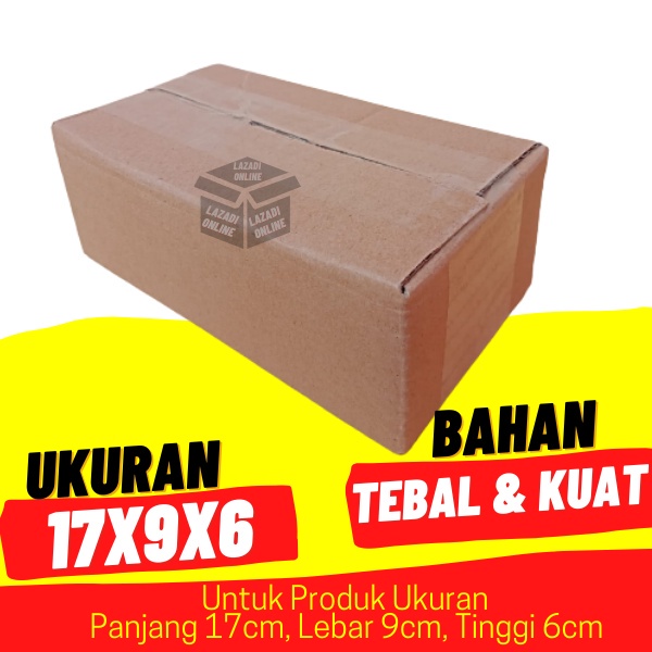 

kardus packing Polos 17x9x6 box kotak packing pack kardus packing kecil kardus murah