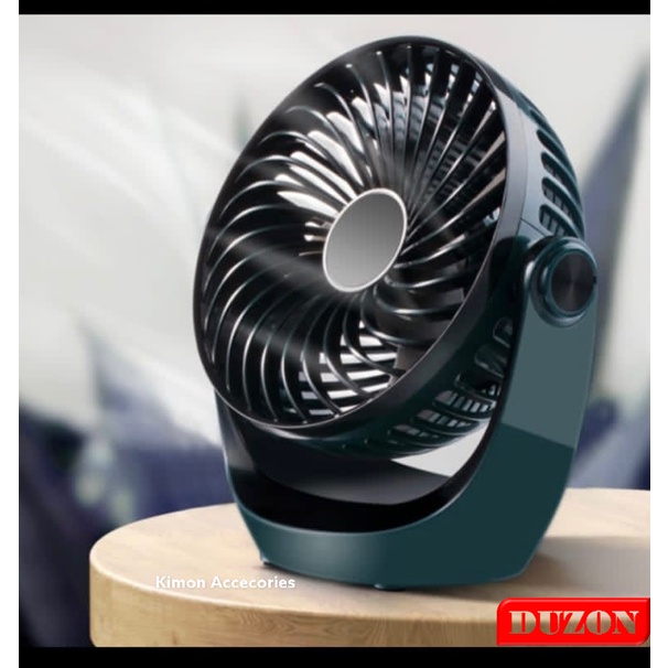 MINI FAN D602GT KIPAS ANGIN PORTABLE KIPAS MEJA BATERAI ISI ULANG