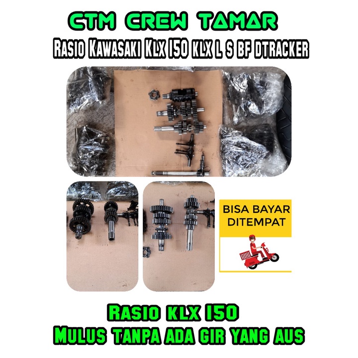 RASIO KLX 150L RASIO GIR GEAR KAWASAKI KLX 150L
