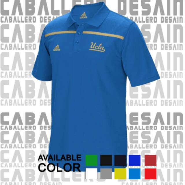  KAOS  POLO  KERAH ADIDAS  UCLA BIG SIZE 2XL 3XL 4XL Shopee 