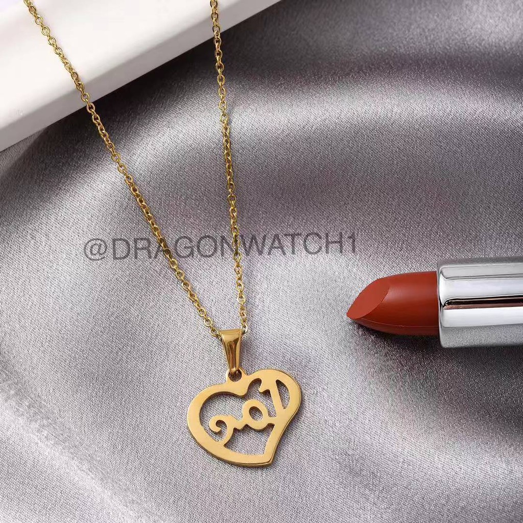 ✅COD-Kalung wanita fashion liontin gaya senang love jewelry xuping import aksesoris   ACC022