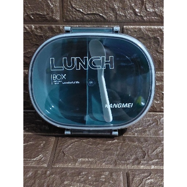 KOTAK MAKAN ANAK/LUNCHBOX KANGMEI DUA SEKAT KD 3515