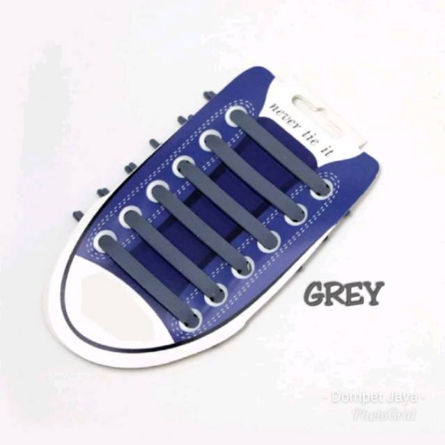 Premium Shoelace Silicone Tali Sepatu Karet - Tali Sepatu Silikon-4